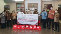 KSP Mitra Sejati dan Bank Sahabat Sampoerna Bagikan 10 Ribu Paket Sembako